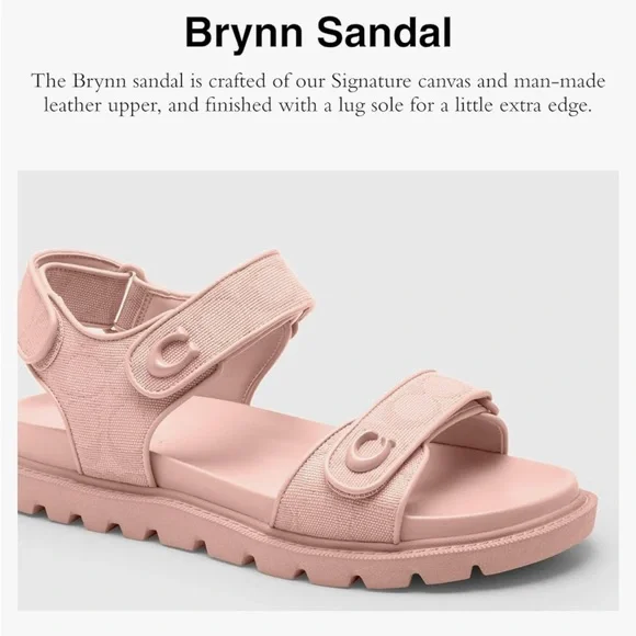 COACH womens Brynn Sandal - Picture 2 of 5